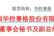 蓬莱华控赛格董事长、董秘、副总经理三高管同日辞职